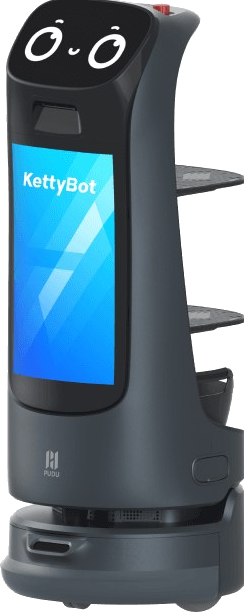 Robô KettyBot em operação